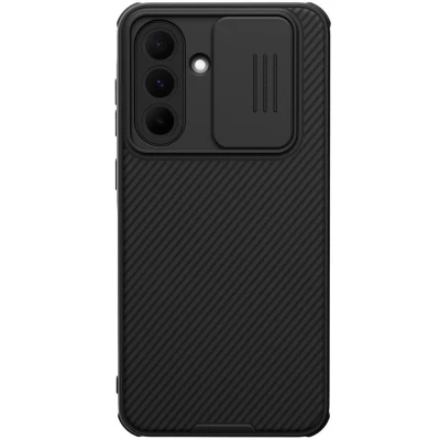 Afbeelding van Nillkin CamShield Magnetisch Hoesje Geschikt voor Samsung Galaxy A56 Compatibel met MagSafe / Qi2 Camera Slider Back Cover Extra Bescherming Zwart