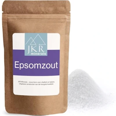 Afbeelding van JKR Spices Epsom zout 250 g, voedselveilig magnesiumsulfaat, MgSO4 in CO² neutrale hersluitbare zak