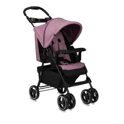 Afbeelding van MoMi ISLA Kinderbuggy, kinderwagen vanaf 6 maanden, tot 15 kg lichaamsgewicht, 5 punts veiligheidsgordel, boodschappenmand, voetenzak, bekerhouder, snackdienblad en luiertas