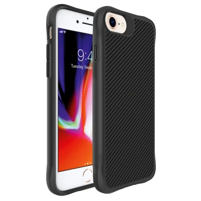 Afbeelding van Apple iPhone 7 Hoesje Kunststof iMoshion Hardcase/Backcover Zwart Telefoonhoesje Shockproof/Valbescherming