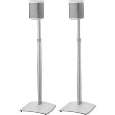 Afbeelding van Sanus Verstelbare Vloerstandaard set voor Sonos ONE, ONE SL &amp; Play:1&amp;3 Wit