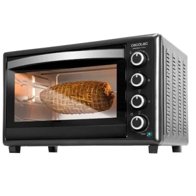 Afbeelding van Cecotec Tafeloven Bake&amp;Toast 4600 Black Gyro, 46 L, 2000 W, 12 combineerbare warmtefuncties, Inclusief draaispit, kruimellade