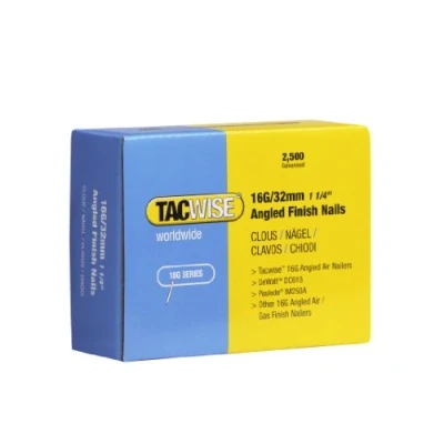 Afbeelding van Tacwise schuine afbouwnagel maat 16 Nagel voor tacker 32 mm Gegalvaniseerd 2500 stuks