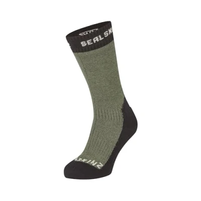 Afbeelding van SEALSKINZ Stanfield Waterdichte Extreme Koud Weer Mid Lengte Sok Olijf Large, Olijf, Large