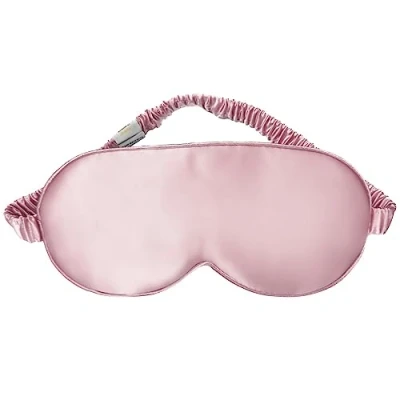 Afbeelding van YUNCHI 100% Slaapmasker Zijde Vrouwen Mannen Comfortabel Biologisch Satijn Slaapbril Slaap Oogmasker 19Momme Pure Moerbeizijde Stof Blinddoek Om Te Slapen (Roze)