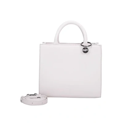 Afbeelding van Buffalo Big Boxy Muse White Shopper voor dames, wit