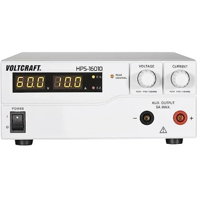 Afbeelding van VOLTCRAFT HPS 16010 Labvoeding, regelbaar 1 60 V/DC 0 10 A 600 W Remote Aantal uitgangen: x