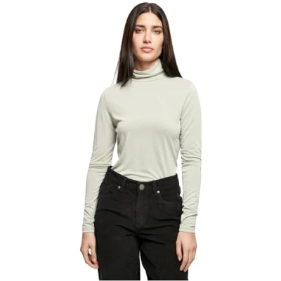 Afbeelding van Urban Classics Turtleneck Longsleeve Longsleeve, Dames, Maat: Large, Softsalvia