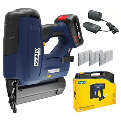 Afbeelding van Rapid BNX50 accu Nageltacker 18V P4A 2.5 Ah + lader Incl. 300 8/30 mm brads In koffer 5001498