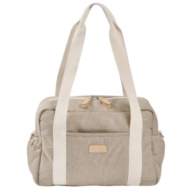 Afbeelding van Béaba Paris Luiertas Unisex Design 16L Opbergruimte Isothermisch Vak Inclusief Verzorgingsmatje Clay