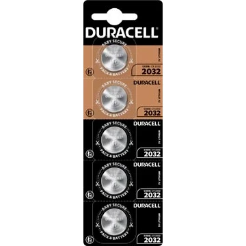 Afbeelding van Duracell batterij lithium, knoopcel, CR2032, 3V elektronica, retailblister (5 stuks)