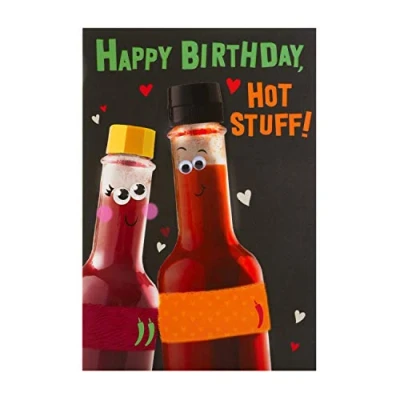 Afbeelding van Hallmark Algemene verjaardagskaart Grappig Googly Grub Design