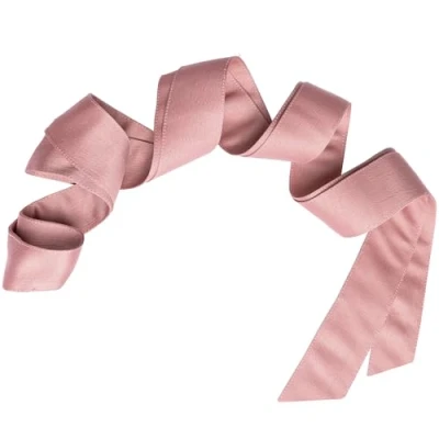 Afbeelding van Maya Deluxe Damesriem voor dames, satijnen sjerp, tailleband, strik, accessoire bruidsmeisjes, bruiloft, bal, avondgelegenheid, Vintage Roos, S/M