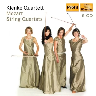 Afbeelding van Annegret Klenke &amp; Beate Hartmann Yvonne Uhlemann Quartett: Mozart String Quartets (5 CD)