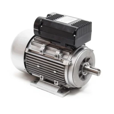 Afbeelding van Prof. 1 fase. Koperen Elektromotor 2 polig 230V 1,5kW PK met aanloopcondensator; Electromotor, Electro motor electra electramotor, elektrische starter Multistrobe