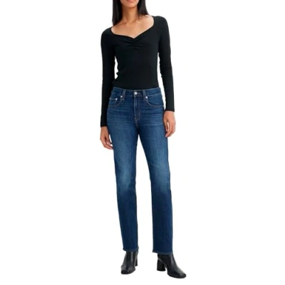 Afbeelding van Levi&#039;s 724 HIGH RISE Straight leg jeans, Dames, Maat: 26x30, Cool i am in paradise