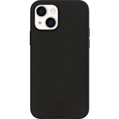 Afbeelding van Apple iPhone 13 Mini Hoesje Echt leder Valenta Hardcase/Backcover Zwart Telefoonhoesje