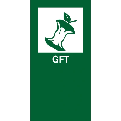 Afbeelding van V part Magneetsticker Gft, Groen Vuilbak