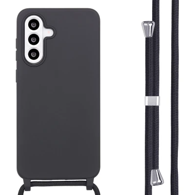 Afbeelding van Samsung Galaxy A56 Hoesje Siliconen en TPU (zacht) imoshion Softcase/Koordhoesje/Backcover Zwart Telefoonhoesje