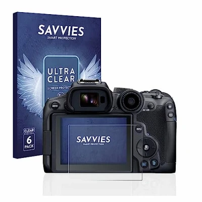 Afbeelding van Savvies Screenprotector voor Canon EOS R7 Folie Beschermfolie transparant (6 Stuks)