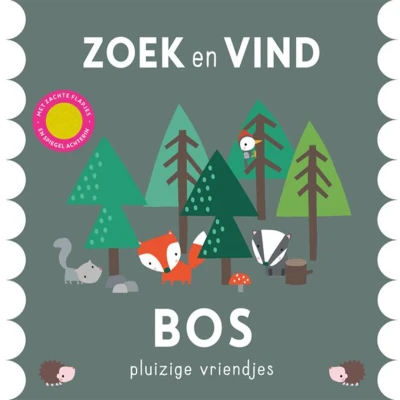Afbeelding van Uitgeverij rebo flapjesboek zoek en vind bos