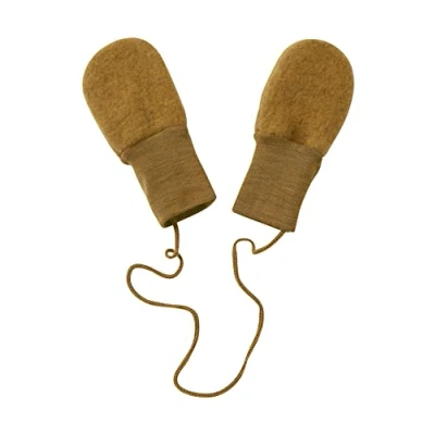 Afbeelding van Engel Natur Wantjes van wol fleece saffraan
