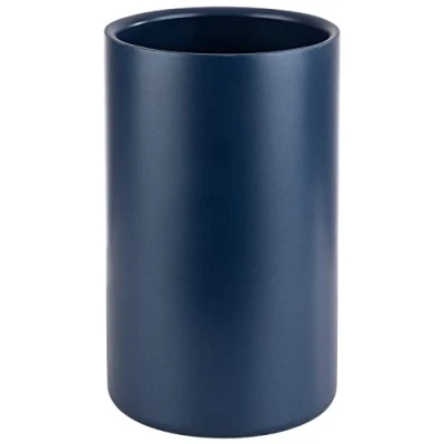 Afbeelding van APS 36126 Dubbelwandige flessenkoeler/wijnkoeler voor flessen met max. Ø 10cm, blauw/buitenkant 12 cm, H: 20 cm