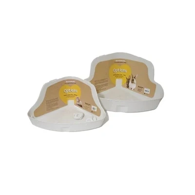 Afbeelding van Rosewood Konijnentoilet Hoek Medium Creme 31X22X15 CM