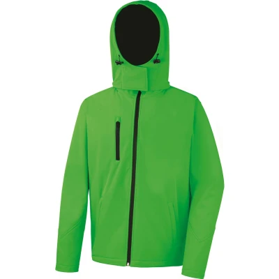 Afbeelding van Result Core Tx Performance Hooded Soft Shell Jacket R230M Vivid Green / Black XL