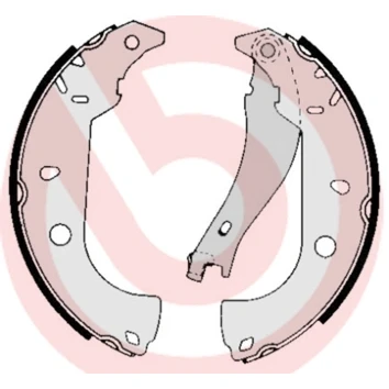 Afbeelding van Brembo Remschoen set S 23 511