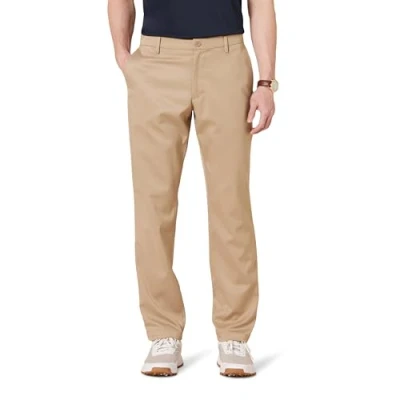 Afbeelding van Amazon Essentials Heren atletische fit stretch golfbroek (verkrijgbaar in groot en lang), kaki bruin, 38W x 32L