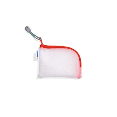 Afbeelding van Herma, Potloodetuis, Etui Mesh Tasje A7, 7,4 x 10,5 cm, Rood/Wit