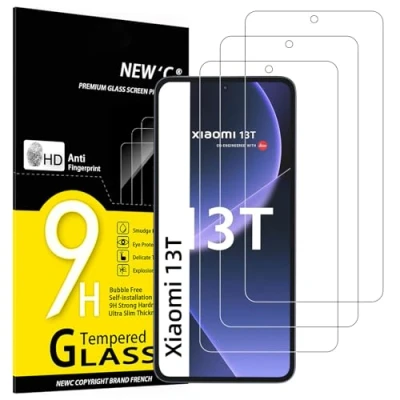 Afbeelding van NEW&#039;C 3 Stuks, Screen Protector voor Xiaomi 13T, 13T Pro, Gehard Glass Schermbeschermer Film 0.33 mm ultra transparant, resistent