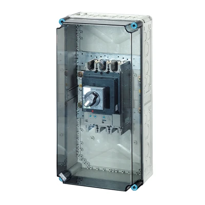 Afbeelding van Hensel vermogensschakelaarkast 400a 3 polig bm3 300x600mm pe nul klem mi 7434