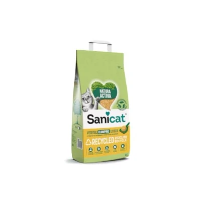 Afbeelding van Sanicat Recycled Corn Cob Kattenbakvulling 6 LTR