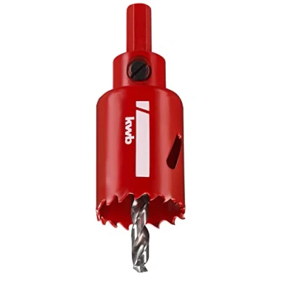 Afbeelding van kwb HSS Bi metalen gatenzaag Ø 32 mm met progressieve vario vertanding, hoge precisie, zeskantschacht, 38 zaagdiepte en centreerboor