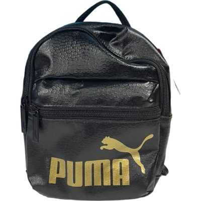 Afbeelding van Puma Core up minime backpack zwart/goud