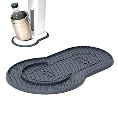 Afbeelding van Mixcover Grijze siliconenmat voor sodastream crystal compatibel met 2.0, 3.0 druppelbescherming onderlegger Soda Stream accessoires bruiswaterapparaten