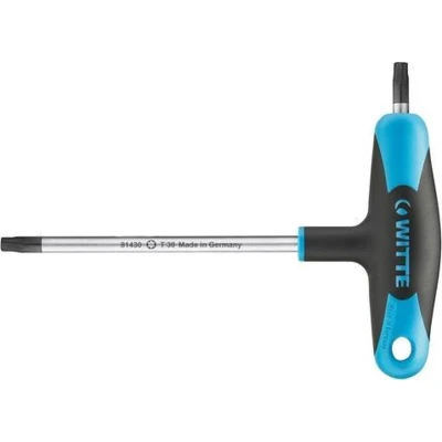 Afbeelding van Witte Schroevendraaier T greep torx TX 15 Lengte 100 mm