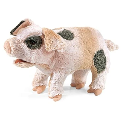 Afbeelding van Grommend Varken Poppen Handpop
