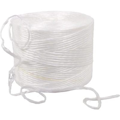 Afbeelding van Polypack Touw, 3 Draads. Wit (1 Bol)