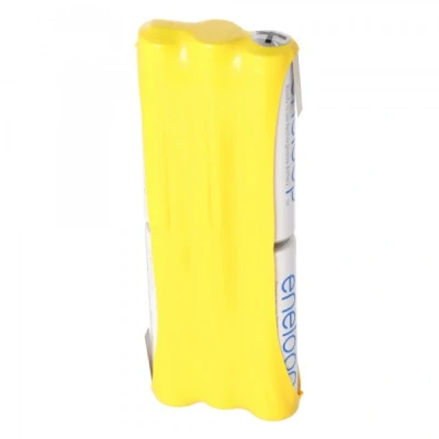 Afbeelding van Panasonic eneloop standaard 7,2 volt accupack AA 2000mAh F3x2 6/BK 3MCCE met soldeerlabel