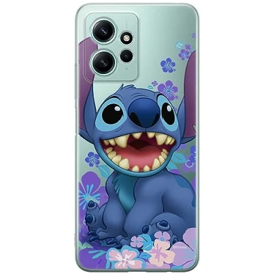 Afbeelding van ERT GROUP mobiel telefoonhoesje voor Xiaomi REDMI NOTE 12 4G origineel en officieel erkend Disney patroon Stitch 001 optimaal aangepast aan de vorm van mobiele telefoon, gedeeltelijk bedrukt