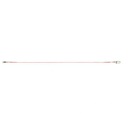 Afbeelding van Albatros Red Hot Staaldraad 3 stuks Onderlijnen 20 kg Roofvis