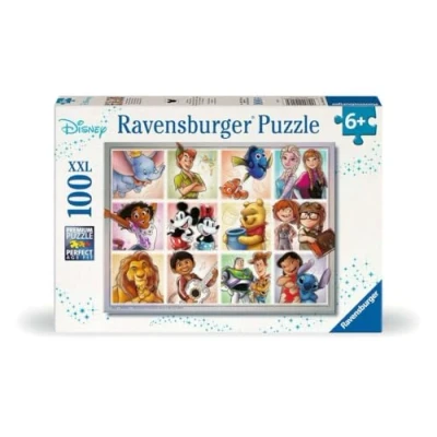 Afbeelding van Ravensburger Puzzel Disney Multi Character 100 XXL Stukjes
