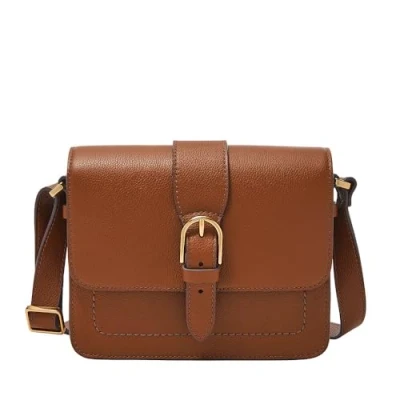 Afbeelding van Fossil Dames Zoey Crossover Body Bag, Bruin, bruin