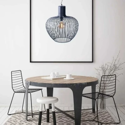 Afbeelding van Moderne Industriele Hanglamp Ø55 cm Zwart Arraffone