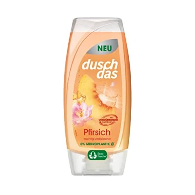 Afbeelding van Duschdas Douchegel perzik douchebad met verwennende geurformule zorgt voor een verfrissende start van de dag, 6 x 225 ml
