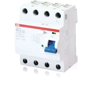 Afbeelding van Abb componenten aardlekschakelaar 4 polig 63a 400v type f lcw 10ka mod ip2x 2csf204325r1630