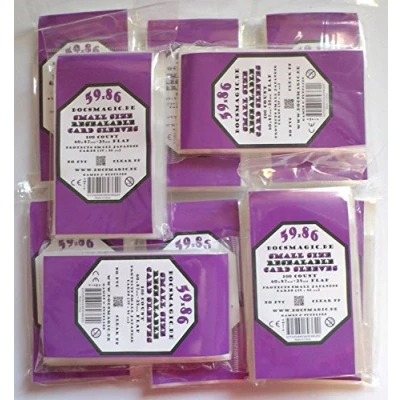 Afbeelding van Docsmagic.de 1.000 Resealable Card Sleeves Small Size 60 x 87 10 Packs